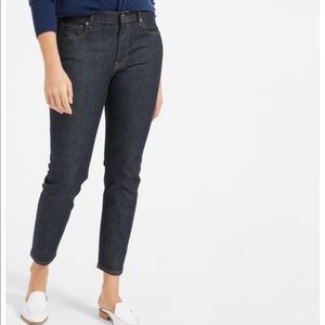 Everlane Ankle mid-rise skinny jean dark indigo